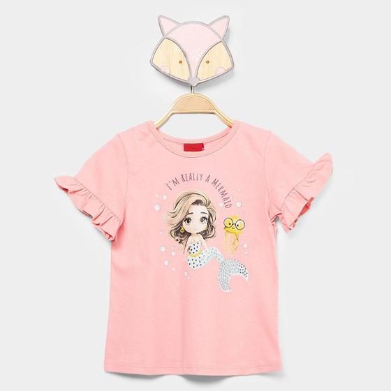 Imagem de Blusa Infantil Kyly Sereia Menina