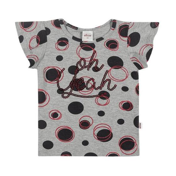 Imagem de Blusa Infantil Manga de Babado Oh Yeah 231488 - Elian