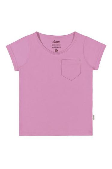 Imagem de Blusa Infantil Menina 'Básica Bolso'