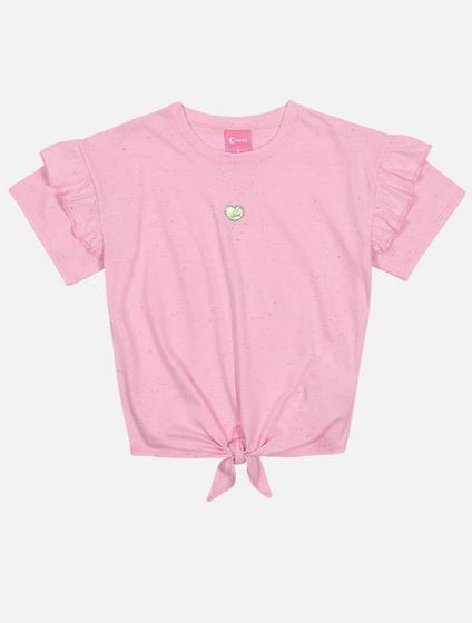 Imagem de Blusa Infantil Menina Com Nó Lilás Mundo Cinti