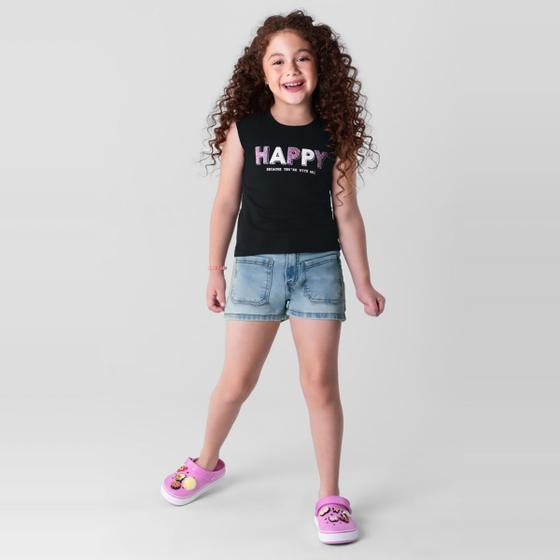 Imagem de Blusa infantil menina em malha Brandili