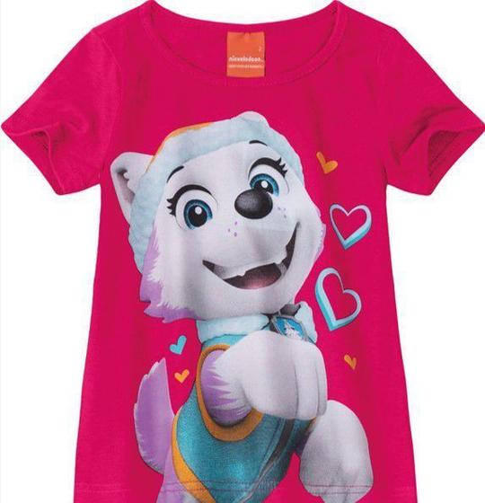 Imagem de Blusa Infantil Patrulha Canina Rosa - Malwee