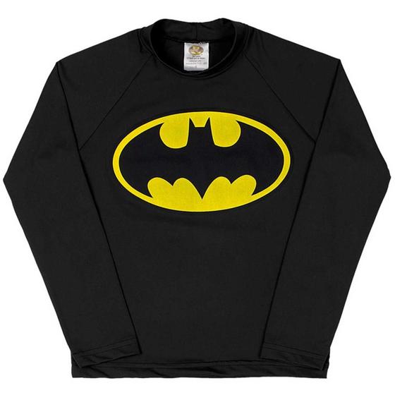 Imagem de Blusa infantil proteção uv malha masculina batman marlan ref: m4097 4/10