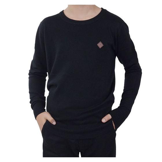 Imagem de Blusa Juvenil Masculina Red Nose Tricot Preta - 9760014