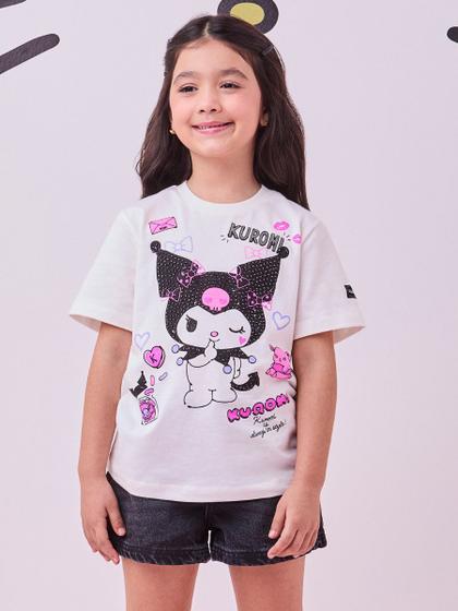 Imagem de Blusa kuromi amiga hello kitty momi