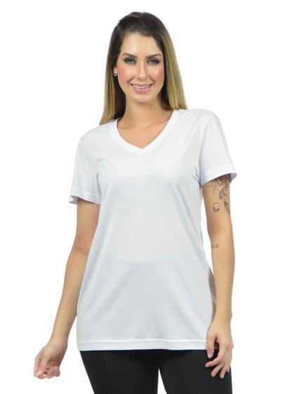 Imagem de Blusa Longa Decote V Lisa Fenomenal