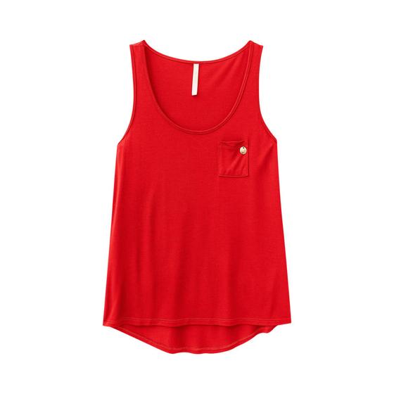 Imagem de Blusa Lunender Feminino Malha New Silk Touch Vermelho 00239