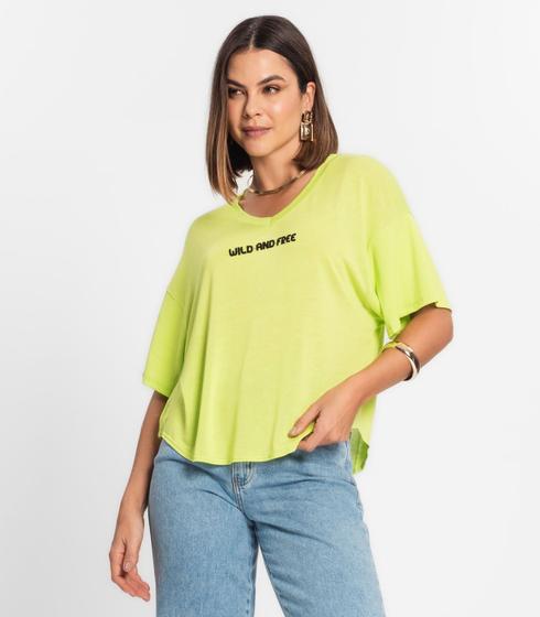 Imagem de Blusa Manga Curta Feminina Rovitex Verde