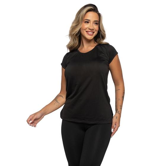 Imagem de Blusa Manga Curta Fitness Frimodas Dry Fit Feminina Adulto