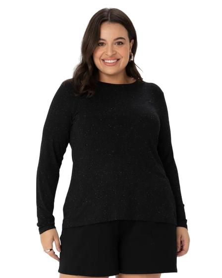 Imagem de Blusa manga longa botonê plus size g1 ao g5 malwee