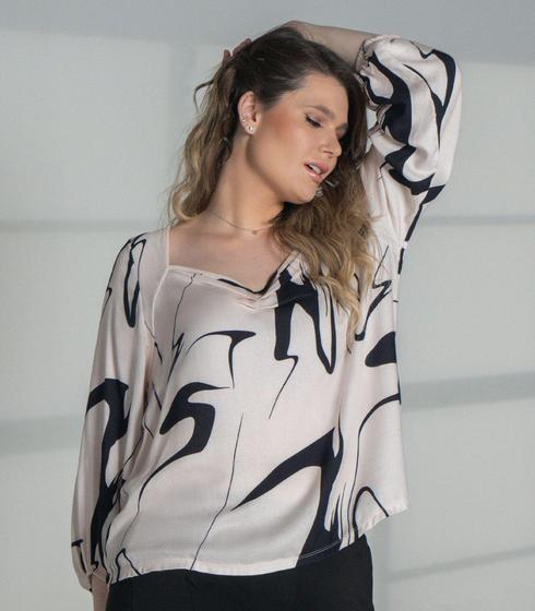 Imagem de Blusa Manga Longa Secret Glam Rosa