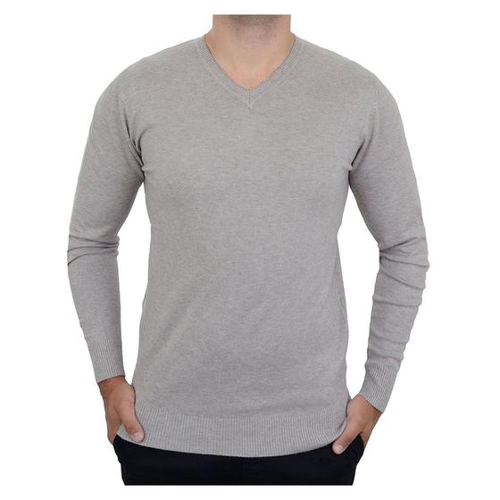 Imagem de Blusa Masculina Broken Rules Sueter Tricot Bege - 590191