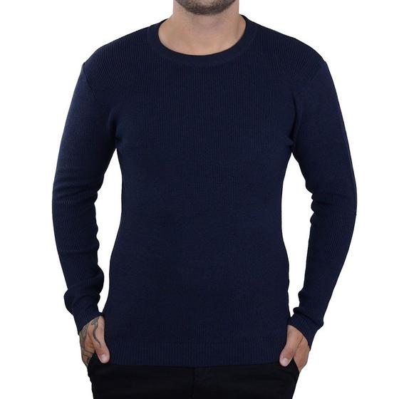 Imagem de Blusa Masculina Broken Rules Tricot Azul - 590190