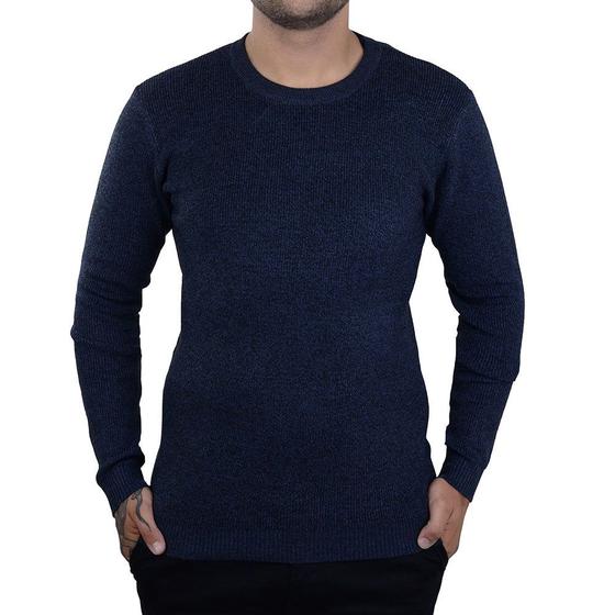 Imagem de Blusa Masculina Broken Rules Tricot Marinho - 590190