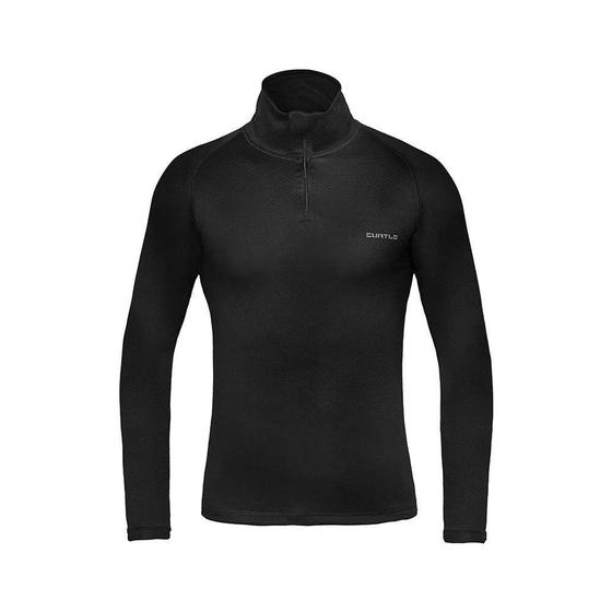 Imagem de Blusa Masculina Curtlo Zíper ThermoSkin Preto