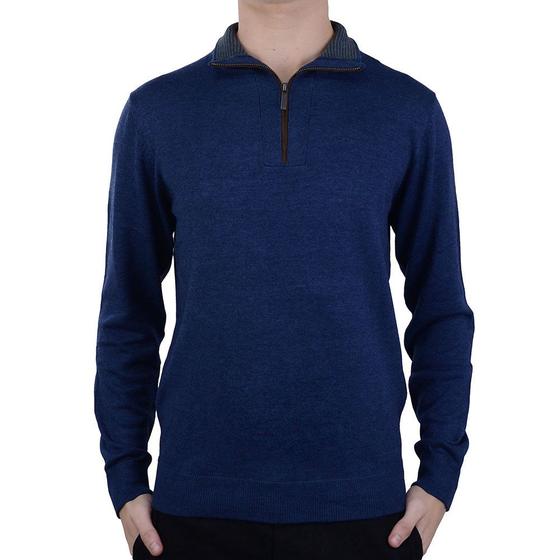 Imagem de Blusa Masculina Navaratti Tricot Azul - TR11344B