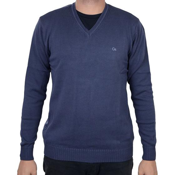 Imagem de Blusa Masculina Ogochi Tricot Essencial Azul - 005000005