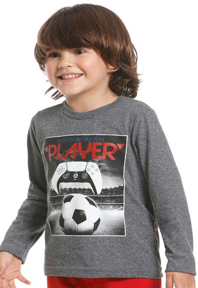 Imagem de Blusa ML Infantil Mescla Player Banana Danger 