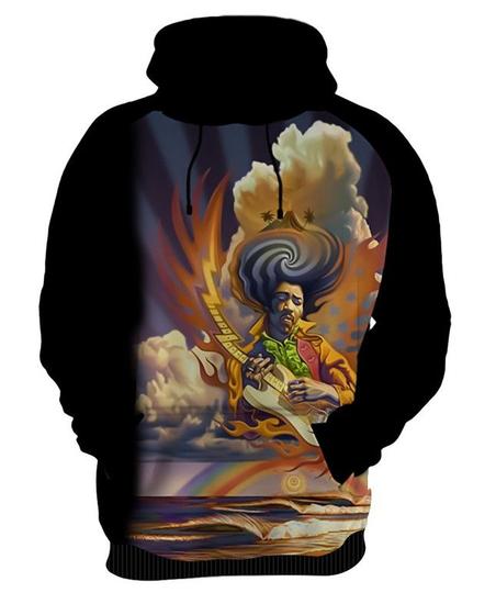 Imagem de Blusa Moletom Canguru Capuz Jimmy Hendrix 15_x000D_