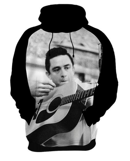 Imagem de Blusa Moletom Canguru Capuz Johnny Cash 8_x000D_