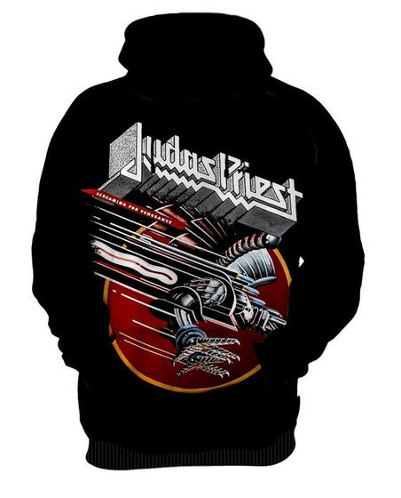 Imagem de Blusa Moletom Canguru Capuz Judas Priest 7_x000D_