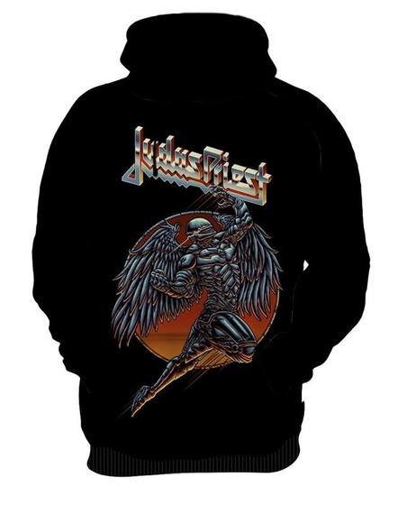 Imagem de Blusa Moletom Canguru Capuz Judas Priest 9_x000D_