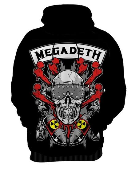 Imagem de Blusa Moletom Canguru Capuz Megadeth 22_x000D_