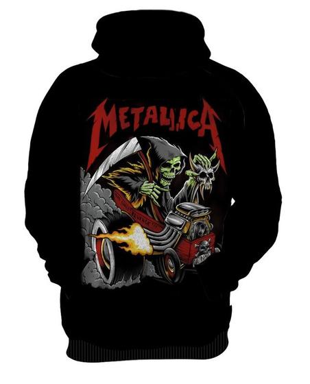 Imagem de Blusa Moletom Canguru Capuz Metallica 13_x000D_