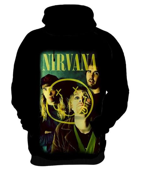 Imagem de Blusa Moletom Canguru Capuz Nirvana 8_x000D_