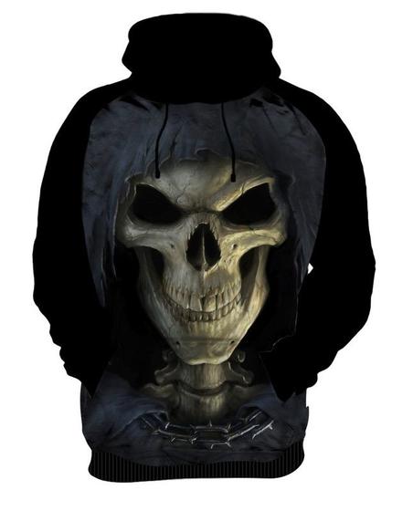 Imagem de Blusa Moletom Canguru Caveira Terror 88_x000D_