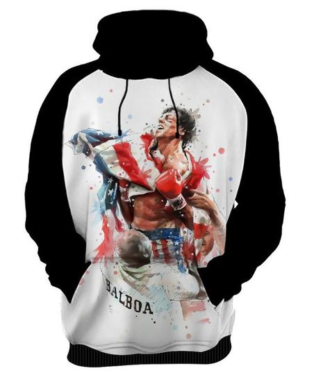 Imagem de Blusa Moletom Canguru Filme Rocky Balboa 2_x000D_