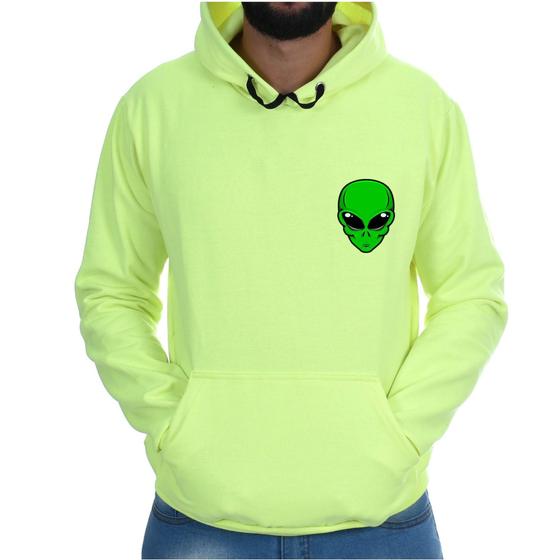 Imagem de Blusa Moletom Canguru Flanelado Alien ET