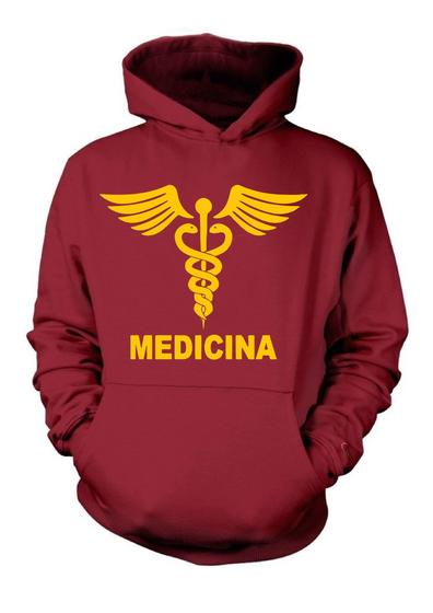 Imagem de Blusa Moletom Canguru Flanelado Casual Unissex Medicina