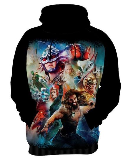 Imagem de Blusa Moletom Canguru Herói Aquaman 2_x000D_