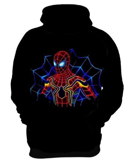 Imagem de Blusa Moletom Canguru Hérois Vingadores Homem Aranha 1_x000D_