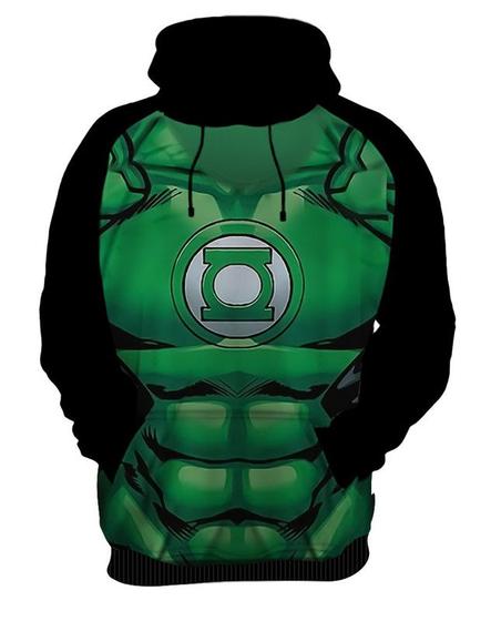 Imagem de Blusa Moletom Canguru Hérois Vingadores  Lanterna Verde_x000D_