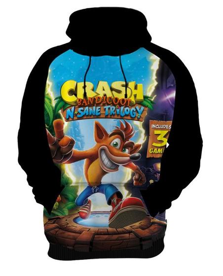 Imagem de Blusa Moletom Canguru Jogo Crash Bandicoot 1_x000D_