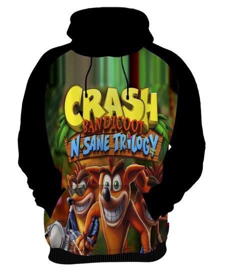 Imagem de Blusa Moletom Canguru Jogo Crash Bandicoot 2_x000D_