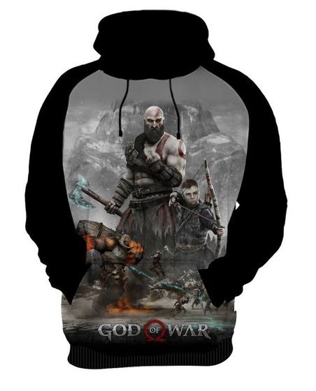 Imagem de Blusa Moletom Canguru Jogo Game God Of War 3_x000D_