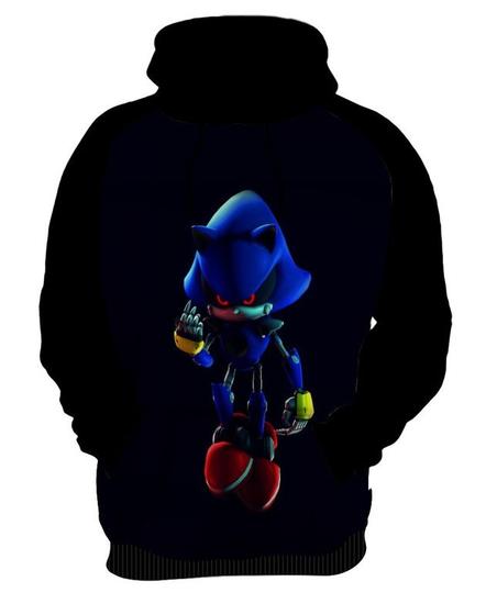 Imagem de Blusa Moletom Canguru Jogo Game Sonic 3_x000D_