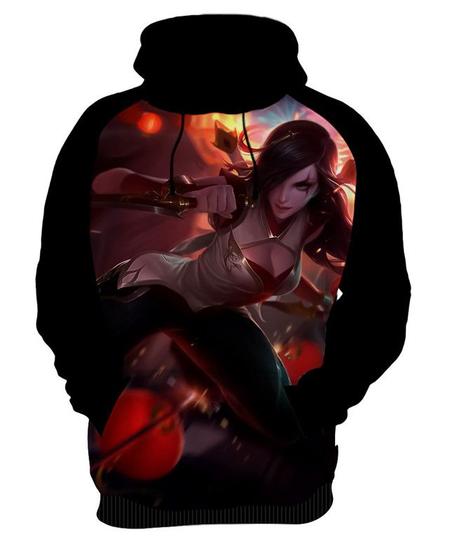 Imagem de Blusa Moletom Canguru Jogo Lol Katarina 3_x000D_