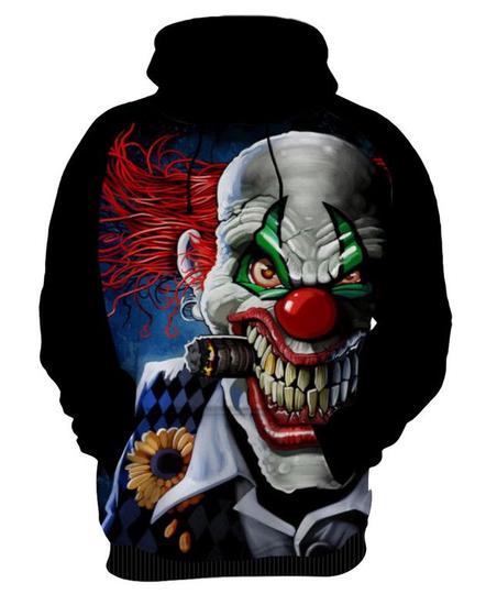 Imagem de Blusa Moletom Canguru Palhaços Arte Terror 17_x000D_