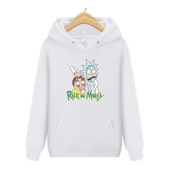 Imagem de Blusa Moletom Canguru Rick And Morty Desenho Serie em Algodão