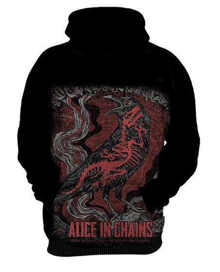 Imagem de Blusa Moletom Capuz Canguru Rock Alice In Chains 3_x000D_