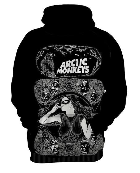 Imagem de Blusa Moletom Capuz Canguru Rock Banda Artic Monkeys 10_x000D_