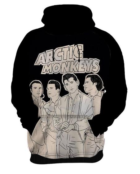 Imagem de Blusa Moletom Capuz Canguru Rock Banda Artic Monkeys 12_x000D_