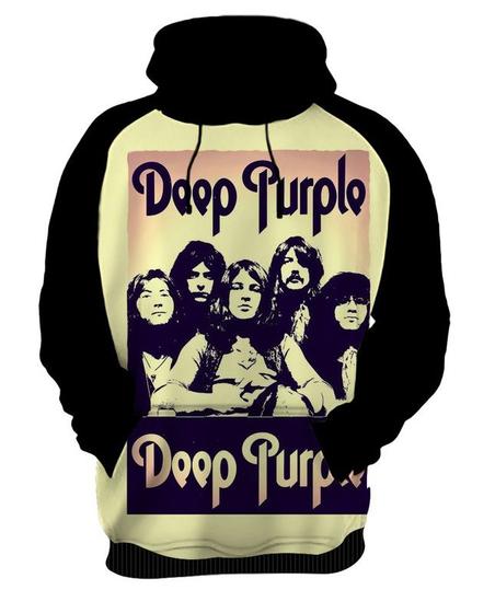 Imagem de Blusa Moletom Capuz Canguru Rock Banda Clássic Deep Purple 1_x000D_