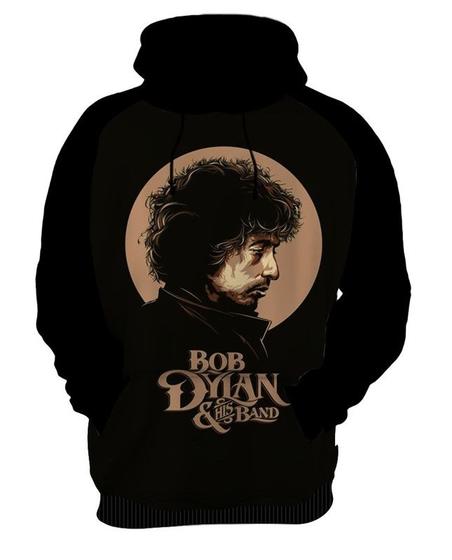 Imagem de Blusa Moletom Capuz Canguru Rock Banda Clássico Bob Dylan 10_x000D_