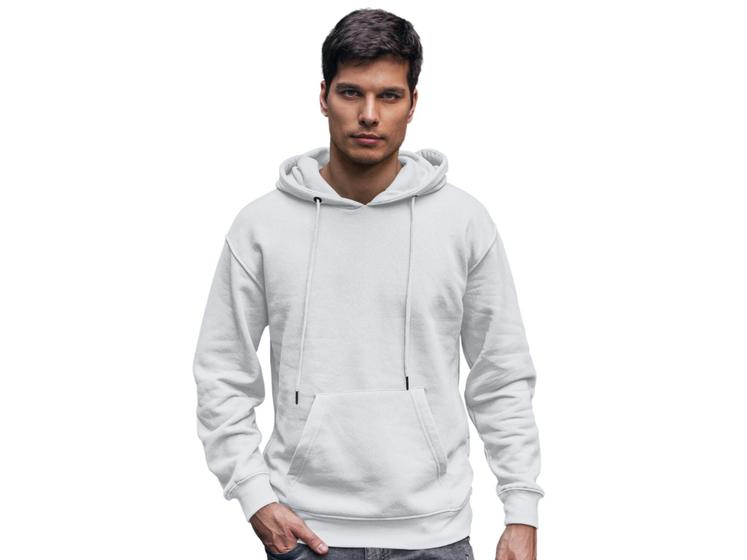 Imagem de Blusa moletom casaco de frio Masculino e Feminino Liso com Bolso e Capuz Moletom Linha Premium-M009