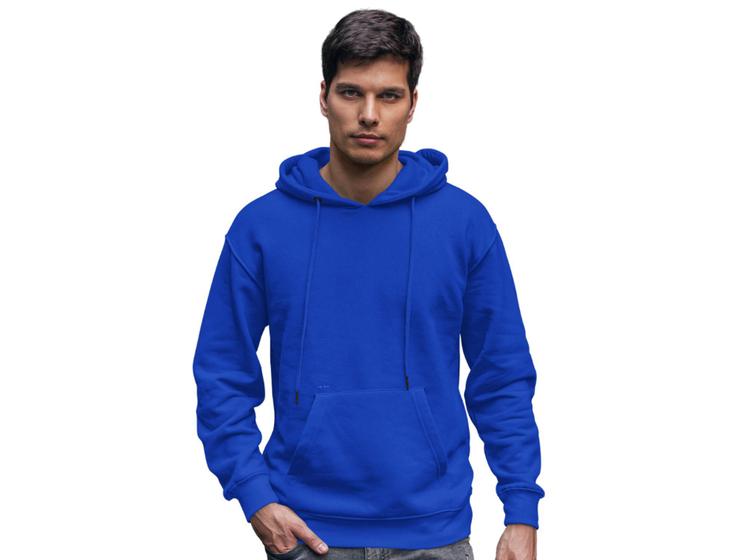 Imagem de Blusa moletom casaco de frio Masculino e Feminino Liso com Bolso e Capuz Moletom Linha Premium-M009